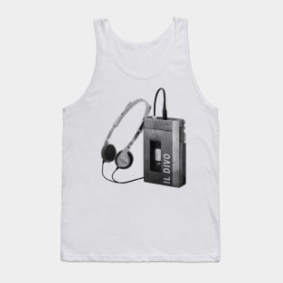 Walkman Play Il Divo Song Tank Top